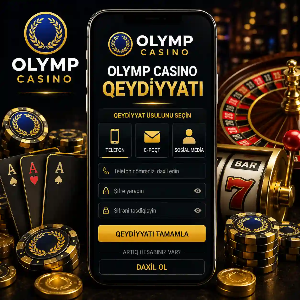 Olymp Casino Qeydiyyatı — Addım‑addım Təlimat