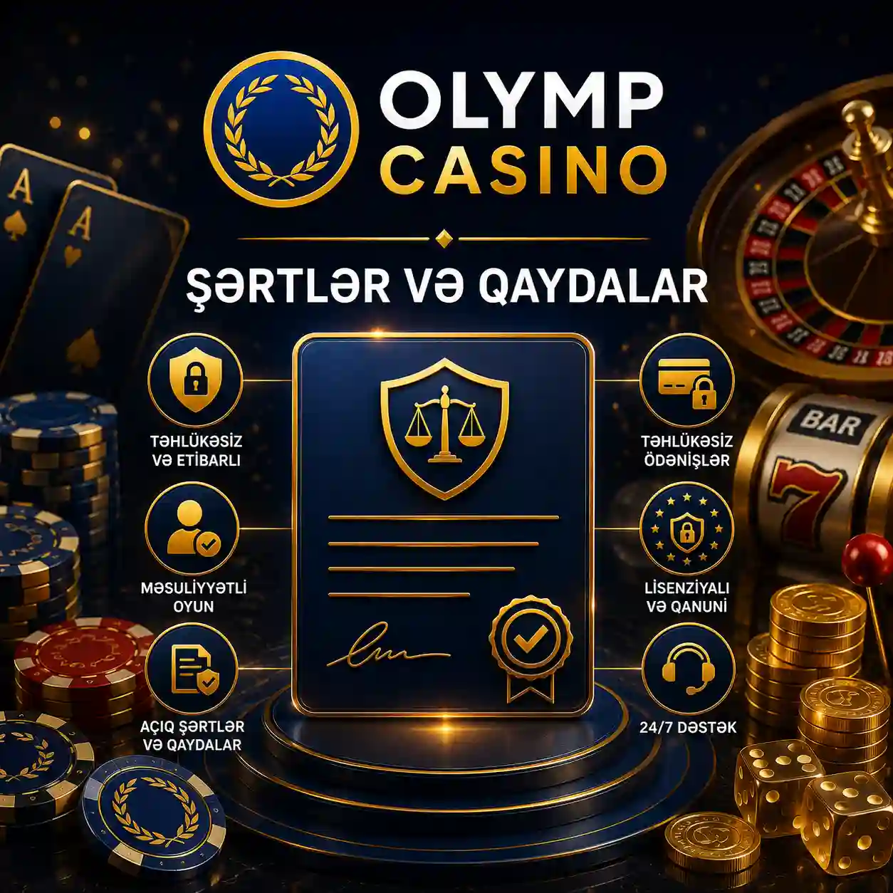 Olymp Casino — Şərtlər və Qaydalar